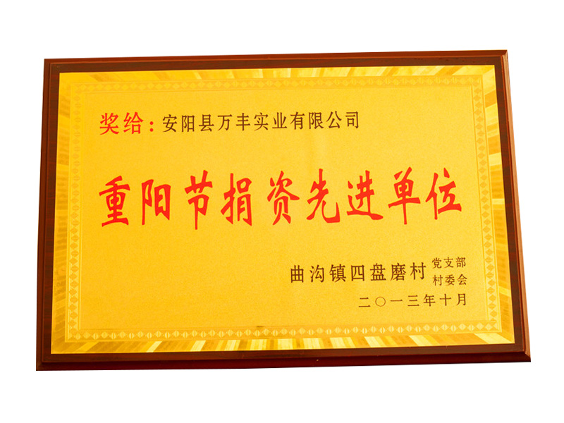 重陽節捐資先進單位